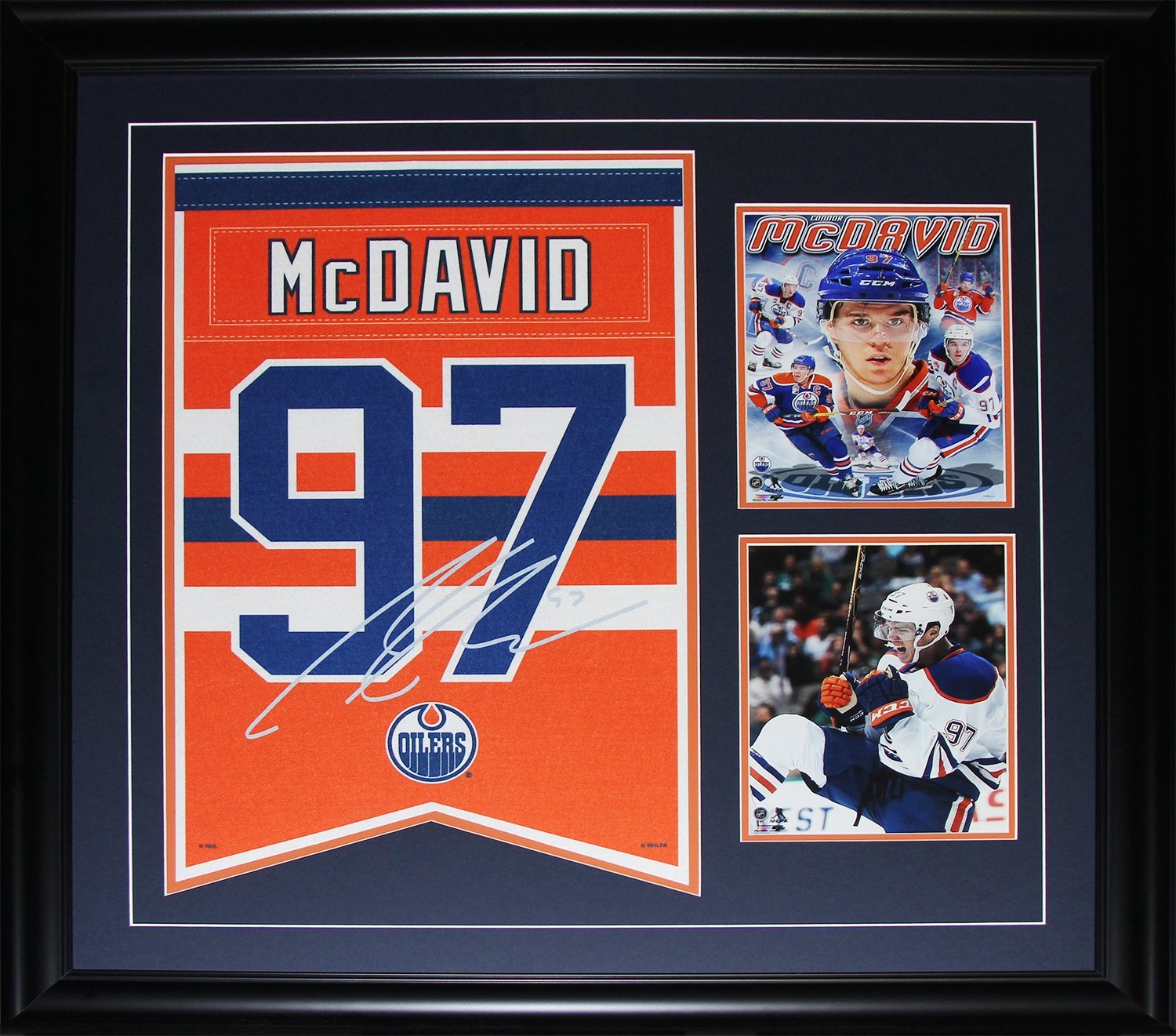 Sold at Auction: AUTHENTIC AUTOGRAPHED CONNOR MCDAVID #97 EDMONTON OILERS  AWAY JERSEY WITH COA